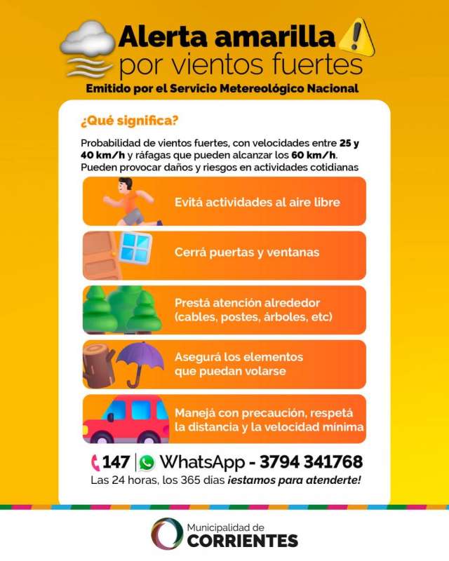 Alerta por lluvias